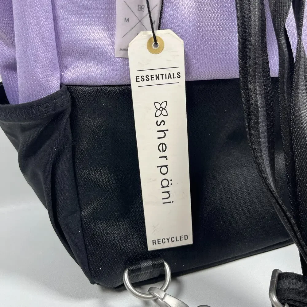 SHERPANI Dispatch Backpack Convertible Crossbody Laptop Bag Purple NEW